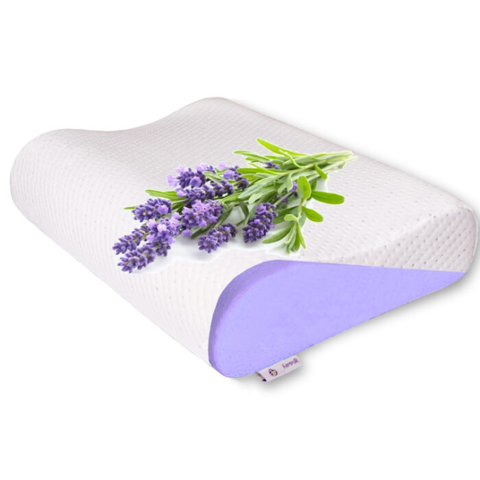 Poduszka profilowana pod szyję Natural Lawenda